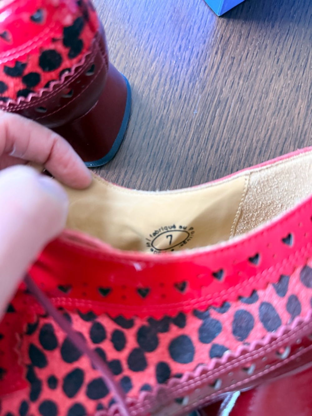 John Fluevog Rosamund heels in Burgundy, size 7. Never worn. - Picture 8 of 11